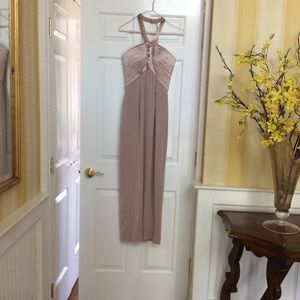 Dusty Rose floor length gown